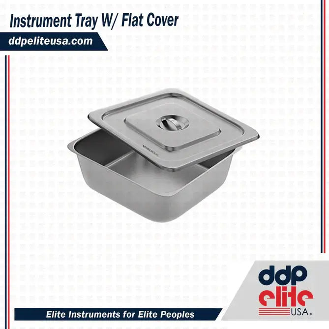 Instrument Tray W/ Flat Cover