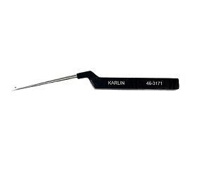 Karlin Style Cervical Ultra Micro Nerve Hook ? Black Handle, 9.5"