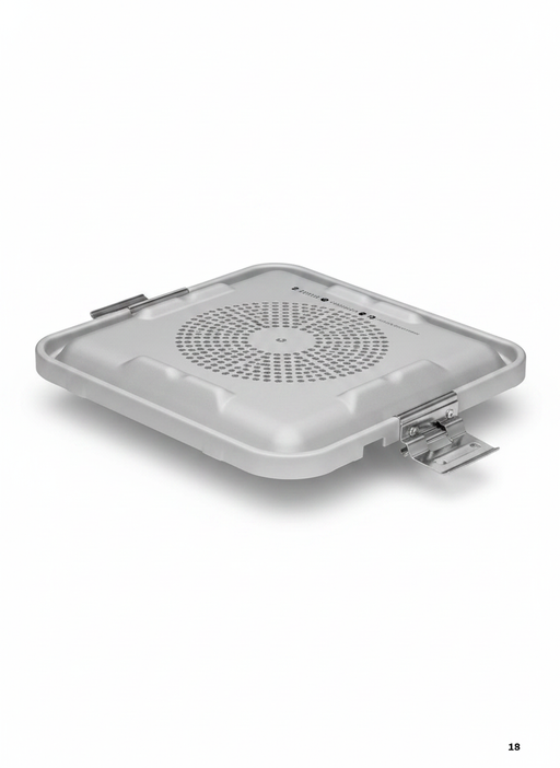 1/2 Half-Size Perforated Sterilization Container Lid