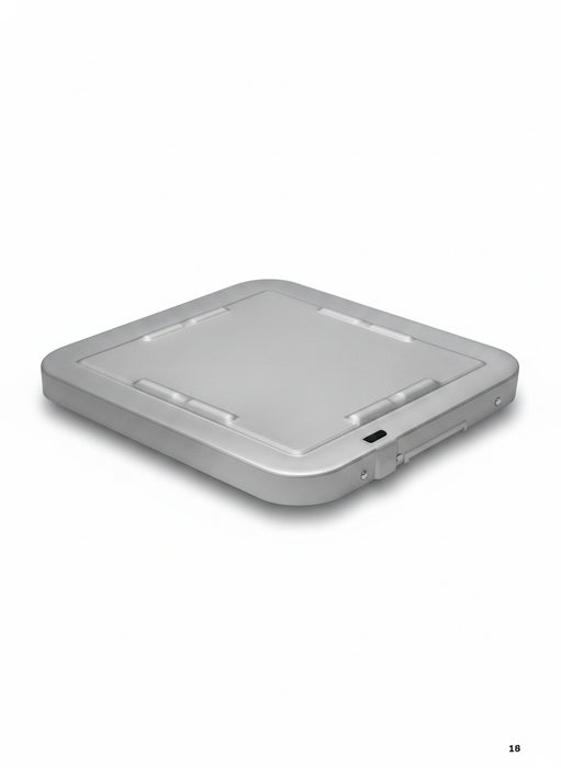 1/2 Half-Size Perforated Container Lid with Safety Cover
