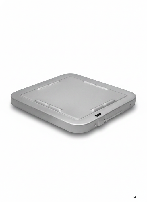 1/2 Half-Size Perforated Container Lid with Safety Cover