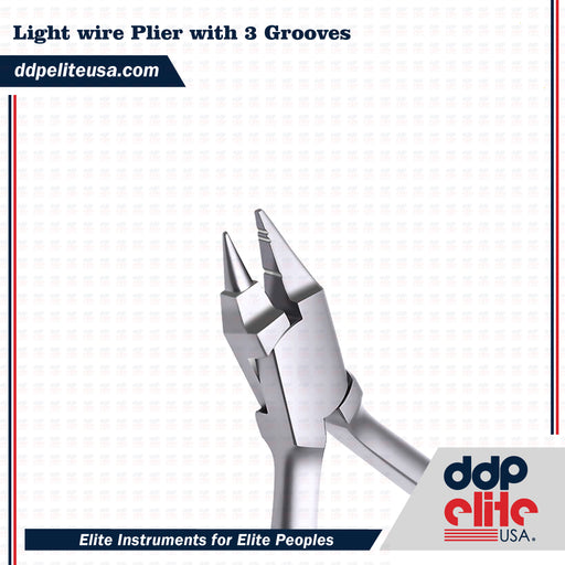 Light wire Plier with 3 Grooves - DDP ELite USA