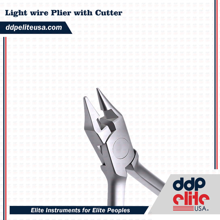 Light wire Plier with Cutter - DDP Elite USA