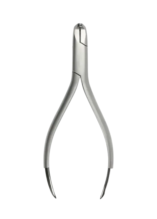 Lingual distal flush end small wire cutter 
