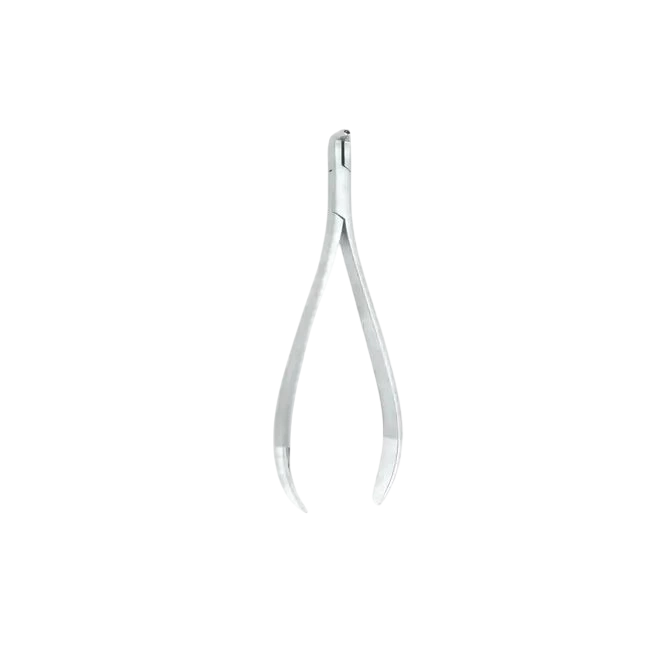 Lingual distal flush end small wire cutters