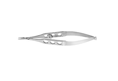 McPherson Needle Holder - Curved, Delicate, With Lock