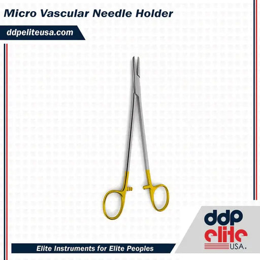 Micro Vascular Needle Holder Tungsten Carbide