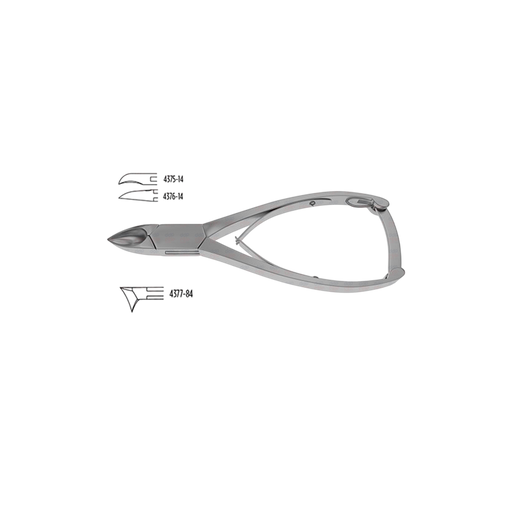 Nail Nipper - Tungsten Carbide, Double Spring & Catch - ddpeliteusa