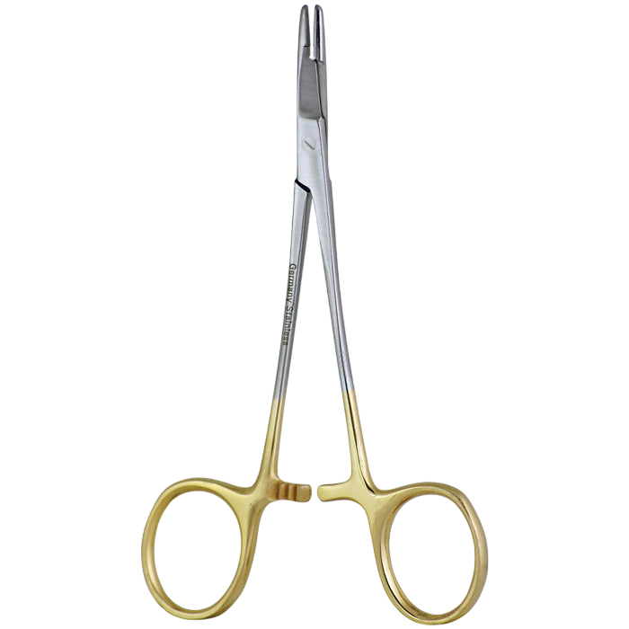Needle holder scissors