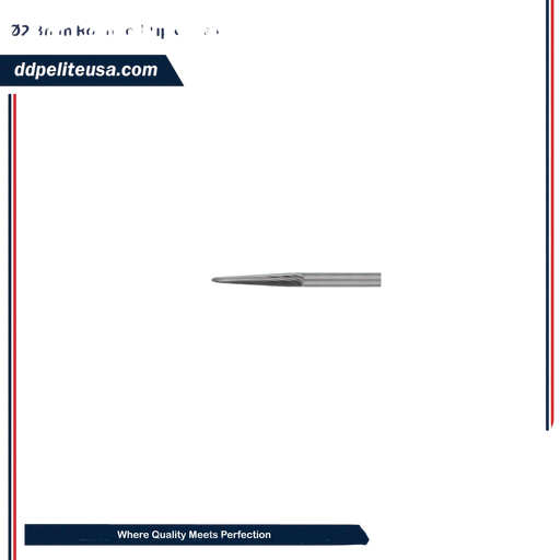 Ø2.3mm Rounded Tip Cone Carbide Cutter - ddpeliteusa