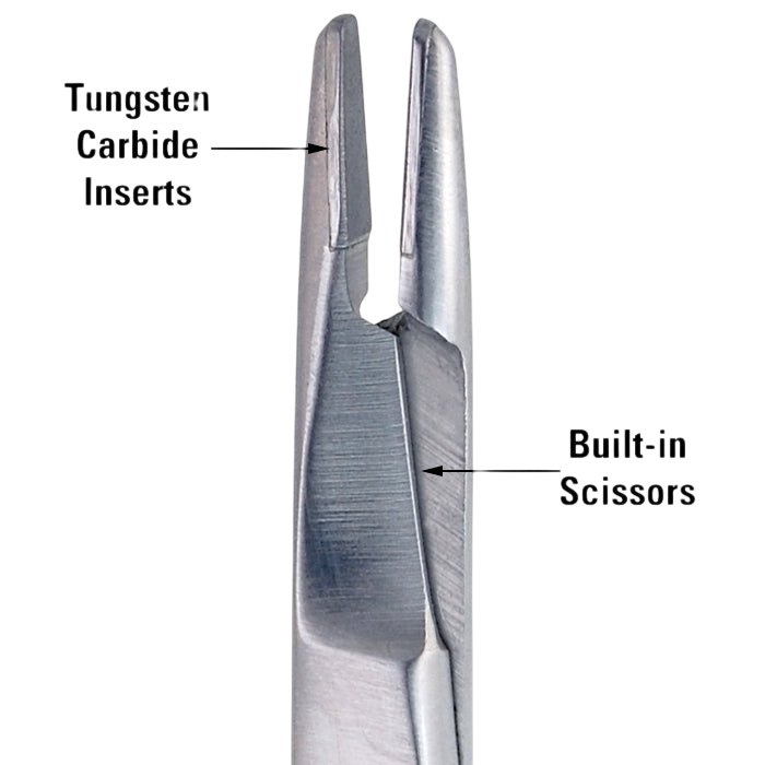 Oslen hegar needle holder scissors