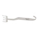 Freeman Retractor 18 cm, 4 Sharp Prongs, 38 mm Wide, Angled