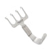 Gorney Rake Spring Neck Retractor 7.5 cm, 4 Prongs, Flexible