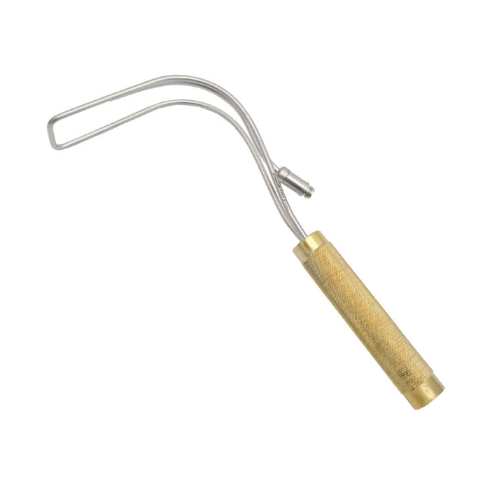 Biggs Mammaplasty Retractor with Fiberoptic Light, 30mm Fenestrated Blade