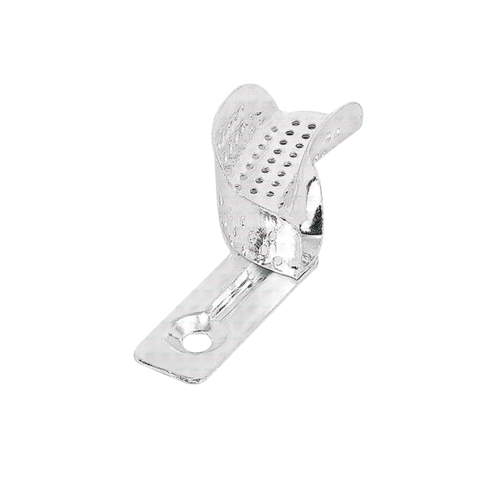 partial aluminium dental impression tray instrument
