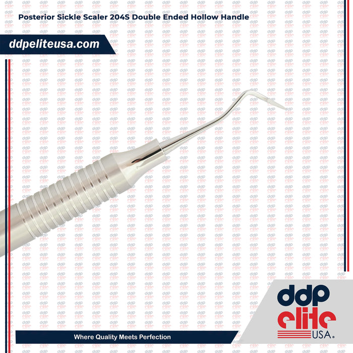 Posterior Sickle Scaler 204S Double Ended Hollow Handle