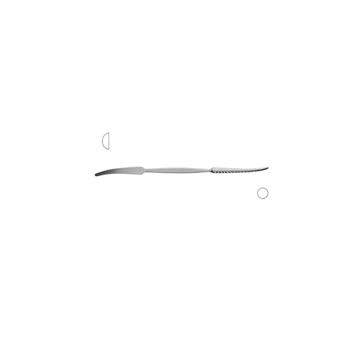 Putti Bone Rasp - Round Blades - ddpeliteusa