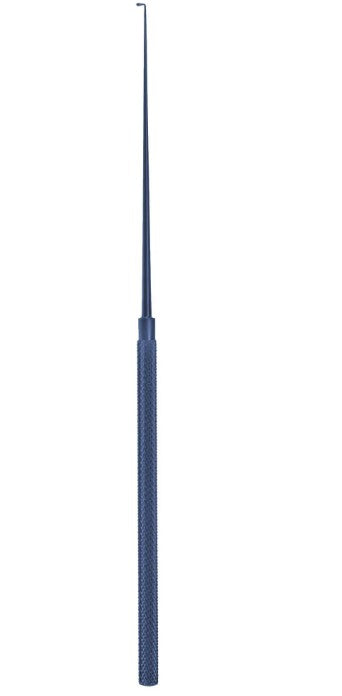 Rhoton Right Angle Hook Titanium Blunt