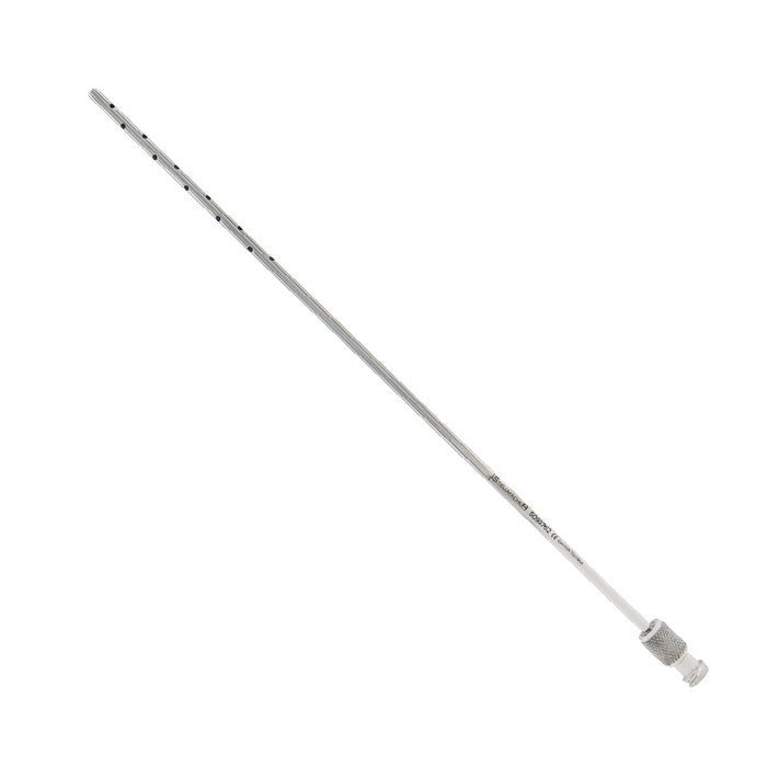 Entner Liposuction Cannula, Luer-Lock, 3.0mm, 22 Holes 1.5mm, Angled, 20cm