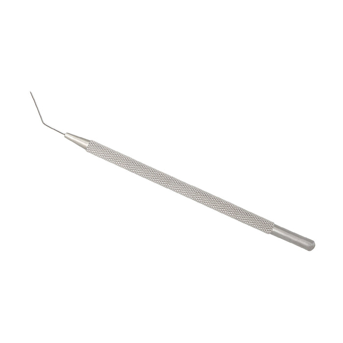 Fukasaku LASIK Spatula, Rounded Interior with Beveled Edges, Titanium