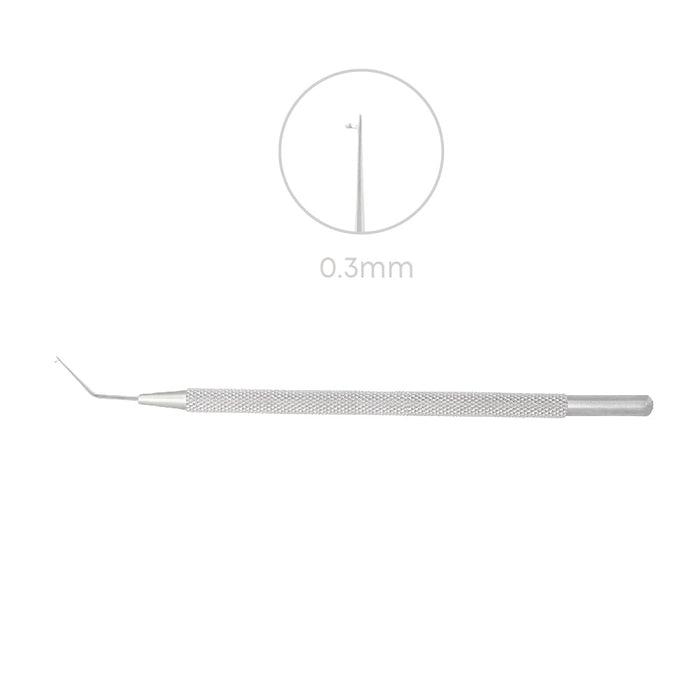 Fenzl Lens Manipulating Hook, Angled T-Shaped Tip, 0.15mm