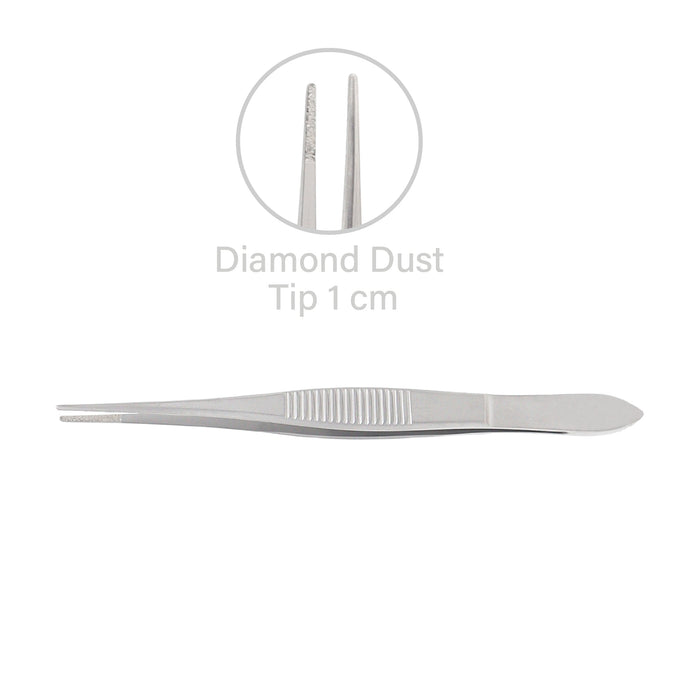 Microsurgery Forceps Straight 15cm Diamond Jaw