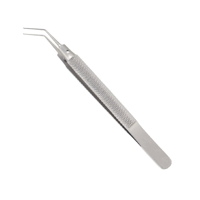 Utrata Capsulorhexis Forceps, Straight Shaft, 11.5mm Shank, 8mm Round Handle, Titanium