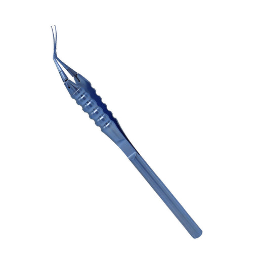 Inamura Round Handle Capsulorhexis Forceps, 45 Degree Tip, Titanium
