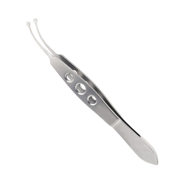 Buratto LASIK Flap Forceps Disc-Shaped Serrated Titanium
