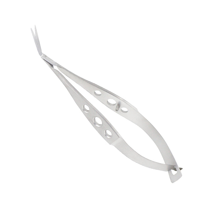 Gills-Vannas Capsulotomy Scissors, Angled Forward, Sharp Tips, 7mm, Titanium