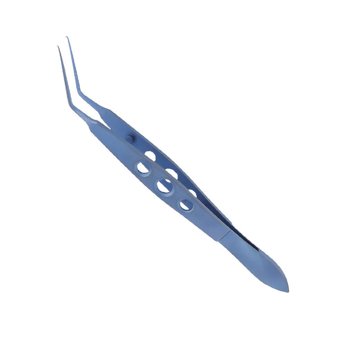 Masket Capsulorhexis Forceps, Very Delicate, Curved Triangular Tips, Titanium