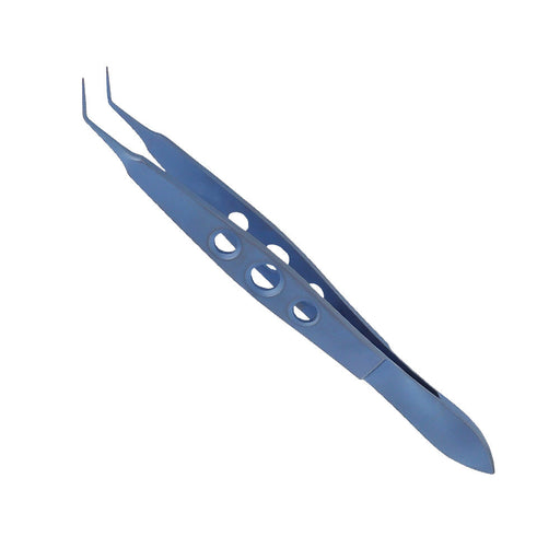 Hoffer-McPherson Forceps Angled 1x2 Teeth 0.12mm with Tying Platform
