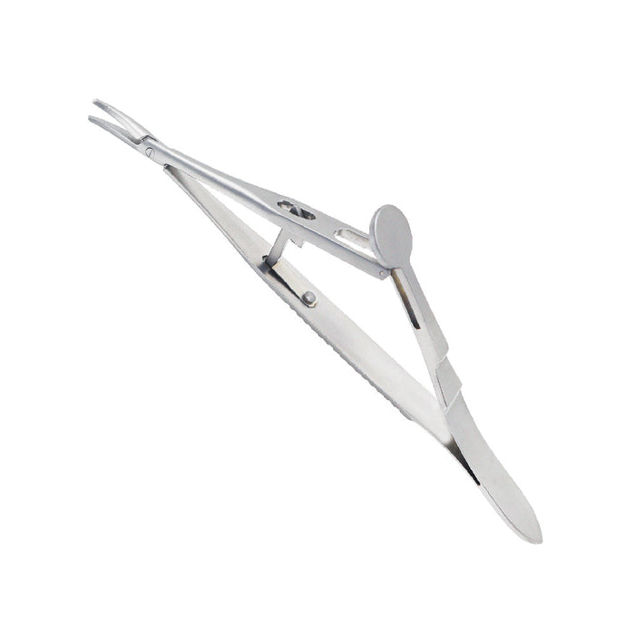Kalt-Arruga Needle Holder, Serrated, Curved, 14cm