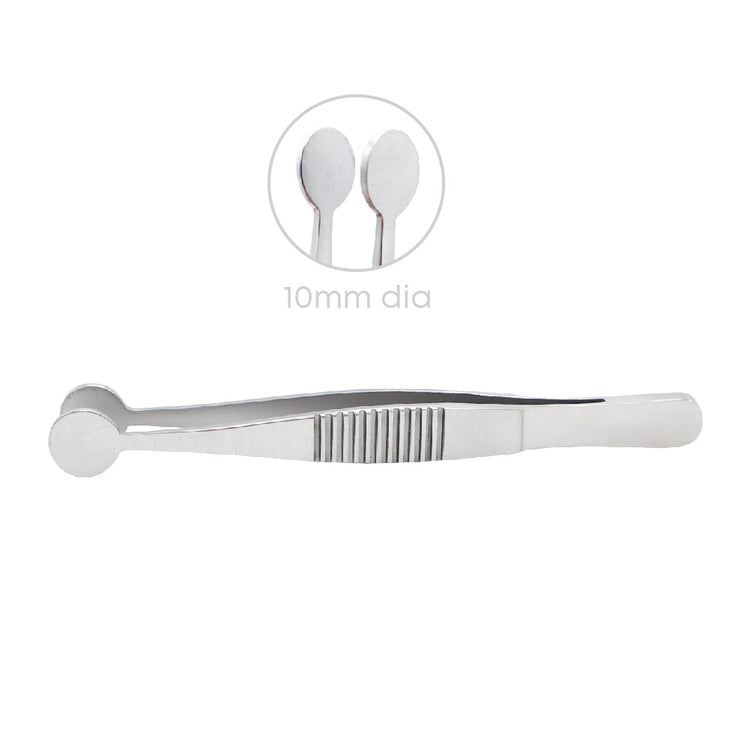 Cup-Shaped Forceps Straight 8cm Oval Shaft