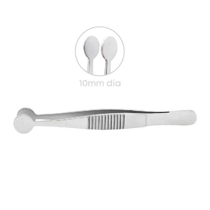 Cup-Shaped Forceps Straight 8cm Oval Shaft