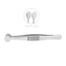 Cup-Shaped Forceps Straight 8cm Oval Shaft