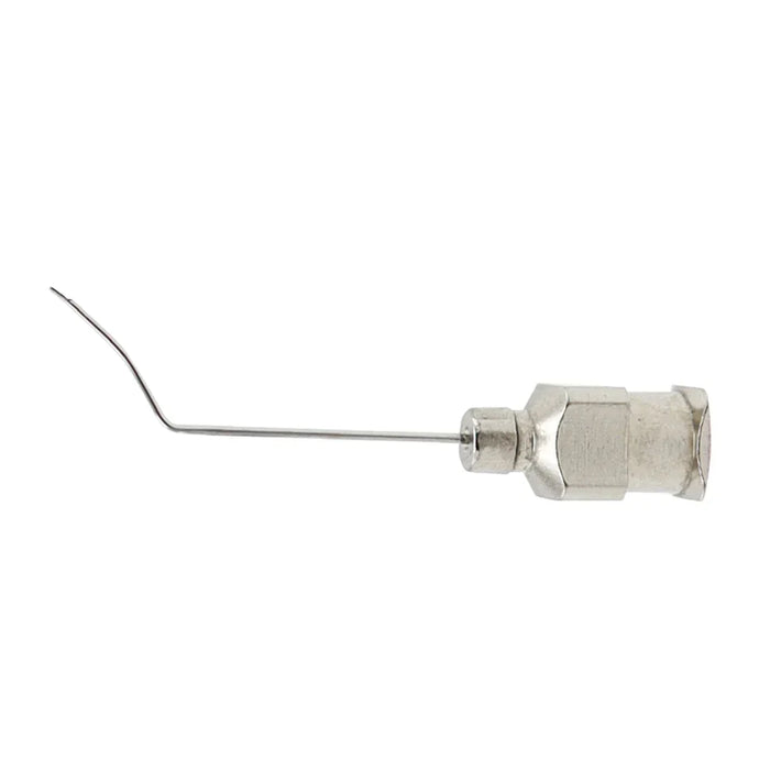Air Injection Cannula, 27 Gauge, Angled 5mm From Tip