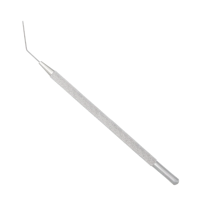 Jaffe IOL Spatula, 10mm Angle to Tip, 0.5mm Flat Smooth Tip