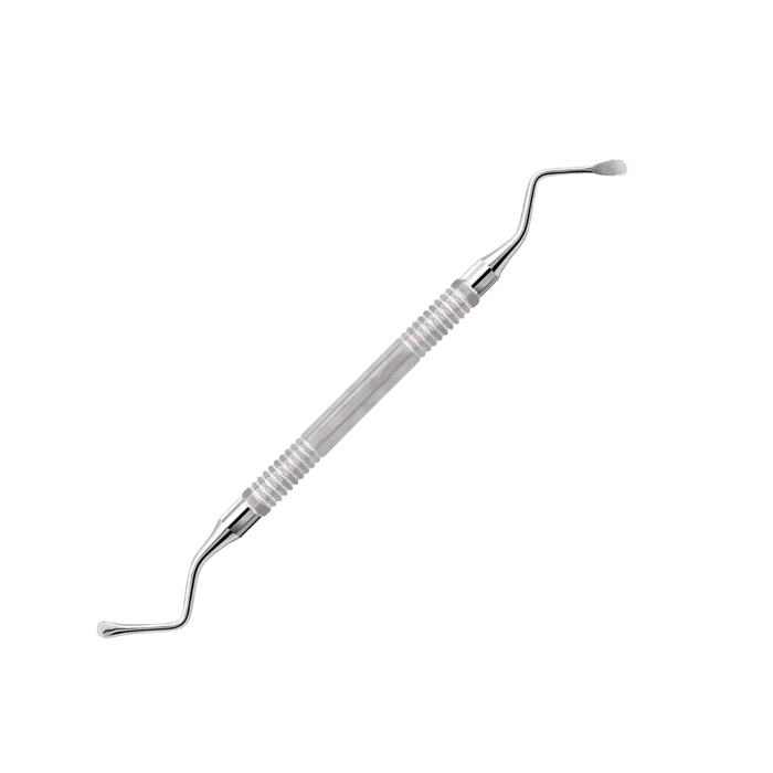 seratted lucas surgical bone curette dental instrument 