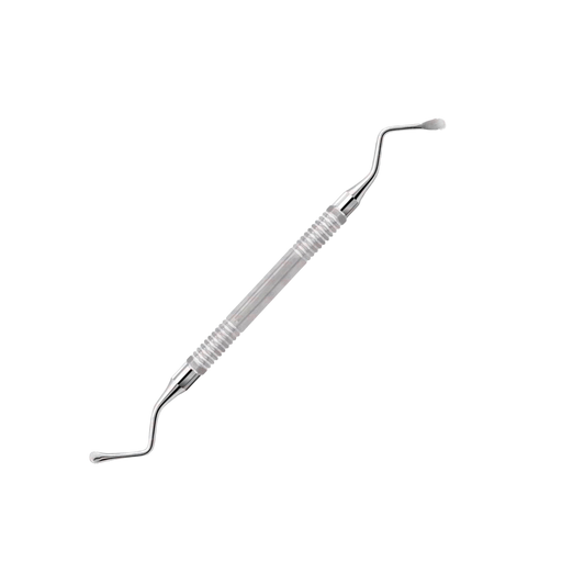 serrated lucas surgical bone curtte dental instrument