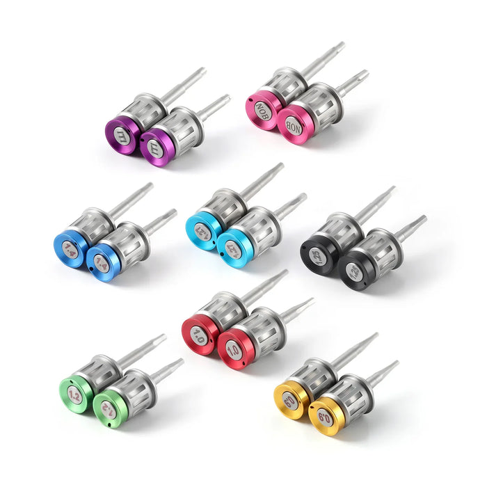 Dental Implant Driver Kit 16 Hex Drivers with Torque Ratchet (15–70 Ncm)