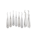 Spade Root Tip Kit, 6 Elevators and 2 Root Forceps - ddpeliteusa