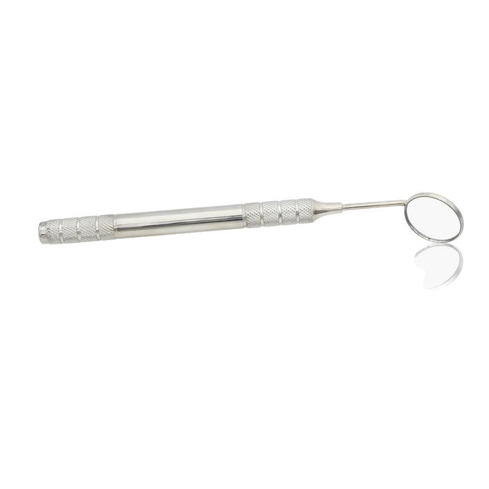Dental  Mouth Mirror #5 with Round Hollow Handle