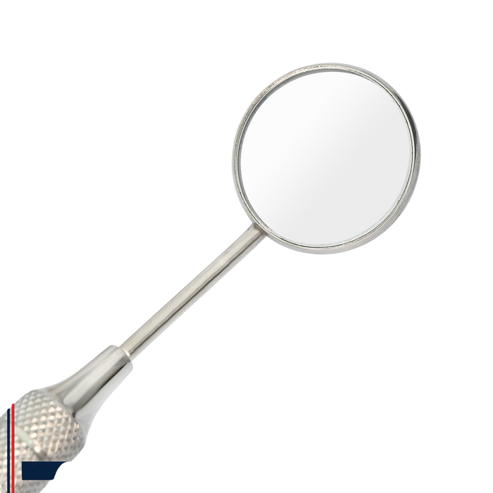 Dental  Mouth Mirror #5 with Round Hollow Handle