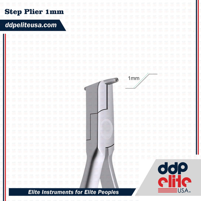 Orthodontic Wire Bending Double Sided Step Plier | Ddpeliteusa