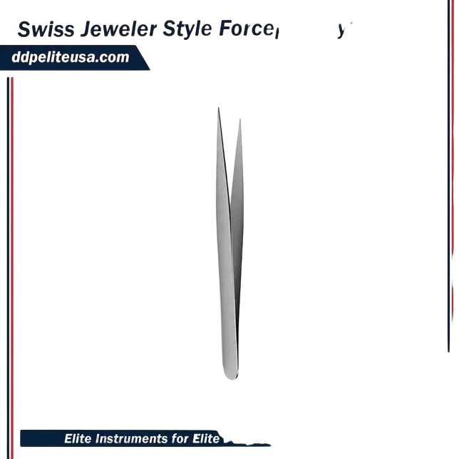 Swiss Jeweler Style Forceps - Style 3
