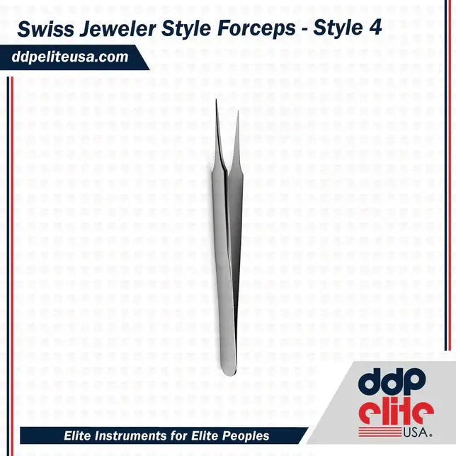 Swiss Jeweler Style Forceps Style 4