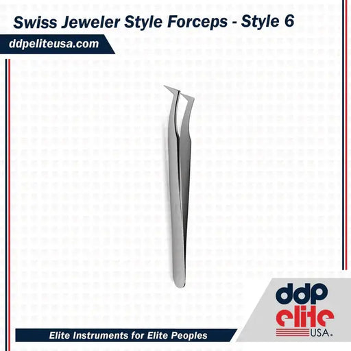 Swiss Jeweler Style Forceps Style 6 