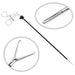 Tenaculum Forceps ? 45 cm, Retractable, Flushable