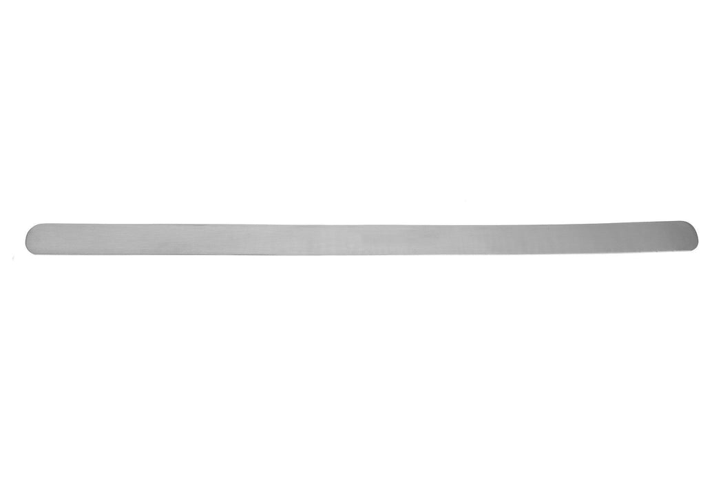 The 13-inch ribbon retractor is a pliable 1 1/4-inch ribbon